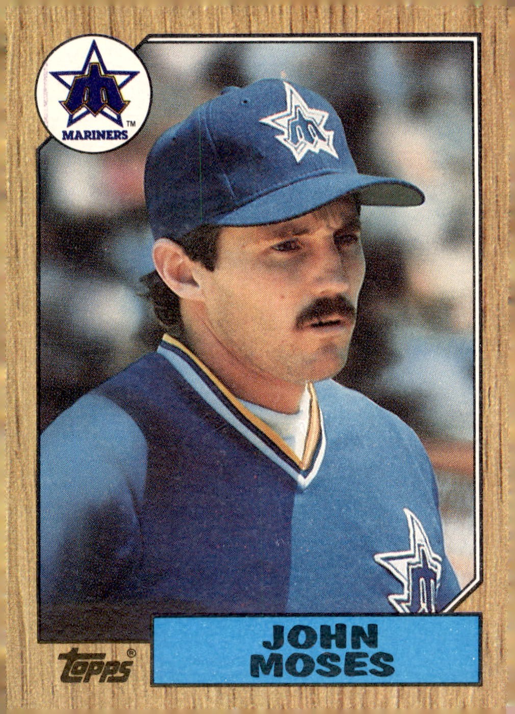 1987 Topps #284 John Moses