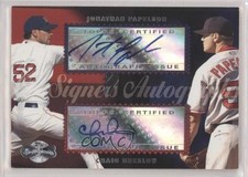 2006 Topps Co-Signers Dual Jonathan Papelbon Craig Breslow #CS-46 Auto 10pr