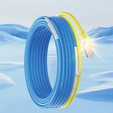 YeloDeer 120V 5W/Ft Self-Regulating Heat Tape – Thermostat, Pipe Freeze Protecti