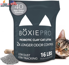 Boxie Probiotic Cat Litter 16lb Clumping Dust Free 40 Day Odor Control