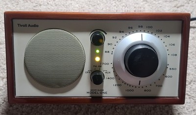 Tivoli Audio Henry Kloss Model One AM/FM Radio w/ AUX Input Walnut