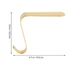 2 Pcs Fireplace Garland Hanger Mantel Hook Adopts Hooks for Stocking