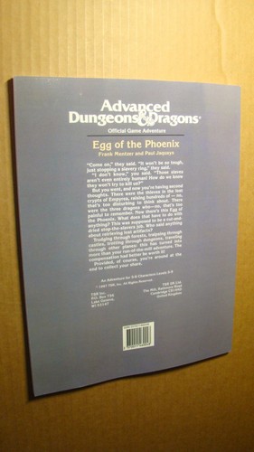 MODULE I12 - EGG OF THE PHOENIX *NEW VF/NM 9.0 NEW MINT* DUNGEONS DRAGONS - Picture 2 of 9