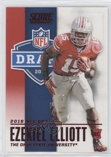 2016 Score NFL Draft Red Ezekiel Elliott #4 0li0