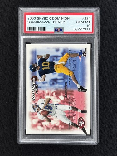 2000 Skybox Dominion Tom Brady Rookie RC #234 PSA 10 Gem Mint THE GOAT!!