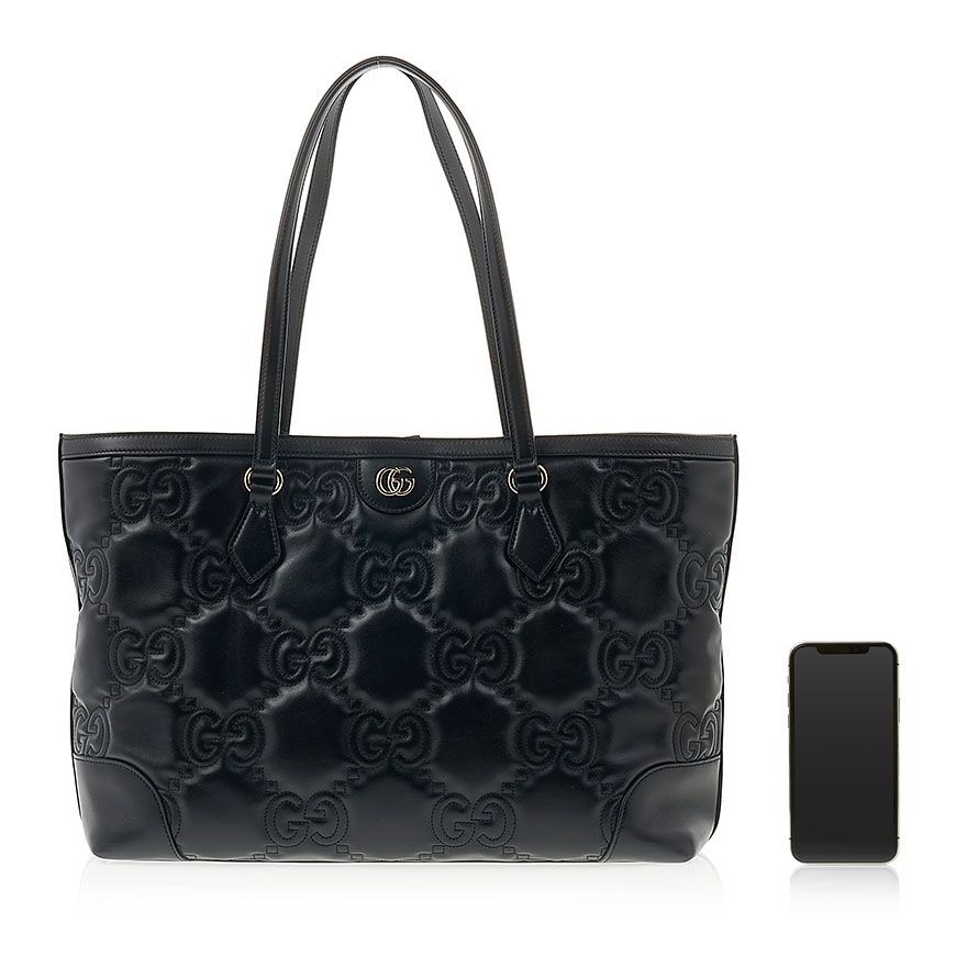 Gucci Matelassé Medium Tote Bag 631685 UM8IG 1000 39915335 thumbnail 6