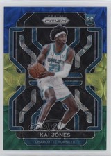 2021-22 Panini Prizm Choice Blue Yellow & Green Prizm Kai Jones #323 0c6v
