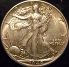 1940-P Walking Liberty Half Dollar Choice Original AU/ BU
