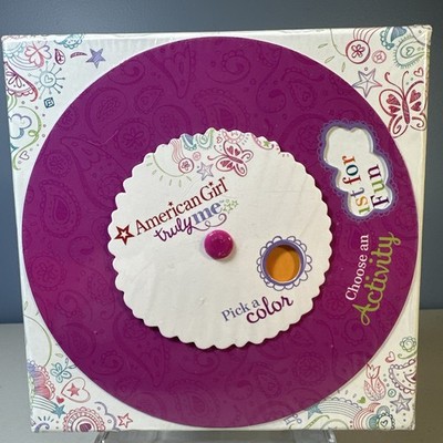 American Girl Doll TRULY ME Pick A Color Choose Activity Box Wheel 2015 SEALED