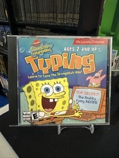 SpongeBob Squarepants Typing PC/Mac CD-ROM, 2004   LIKE NEW, TESTED