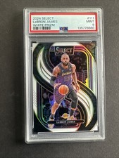 2024-25 Panini Select - Premier Level LeBron James #111 White Prizm /149 