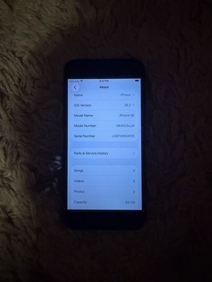 Apple iPhone SE (3rd Generation) 64GB, Midnight, T-Mobile