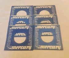 45 RPM 7" RECORD SLEEVES CO. SLEEVE 6 PACK SEE PHOTOS Mercury Records SLV355 