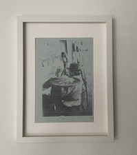JOSEPH BEUYS - FLUXUS PERFORMANCE EURASIENSTAB 1968- HAND SIGNIERT, 44 x 33 cm