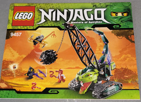 LEGO Ninjago set 9457 Fangpyre Wrecking Ball with Minifigures & Instructions