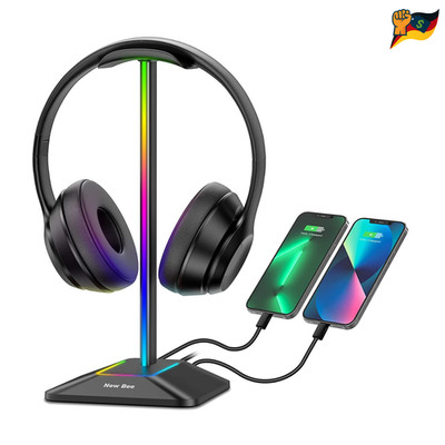 RGB Kopfhörerhalter New Bee Z8 Universal USB-C USB Ständer