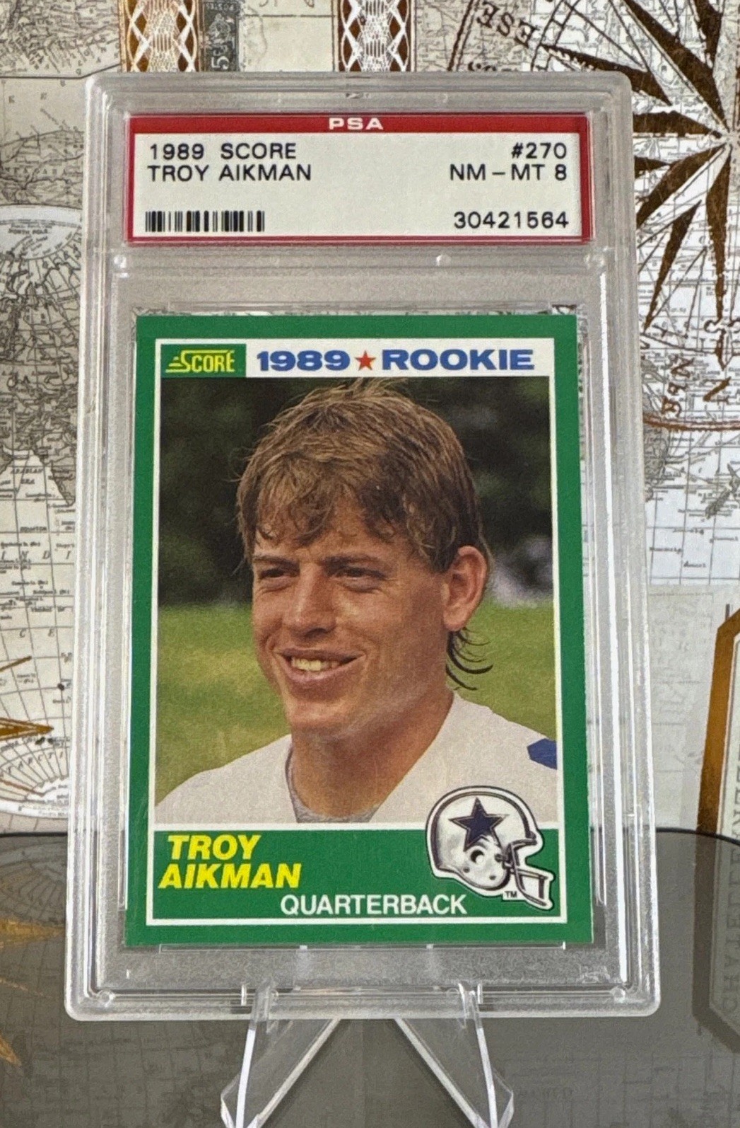 1989 Score - 1989 Rookie Troy Aikman #270 (RC)