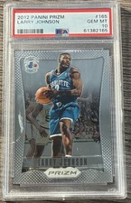 2012-13 Panini Prizm Larry Johnson #165 1st Year Hornets PSA 10 LOW POP RARE