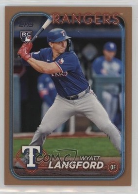 2024 Topps Update Gold 778/2024 Wyatt Langford #US151 Rookie RC 1n8a