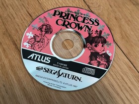 Princess Crown Sega Saturn Game Japan Import OBI *US SELLER*