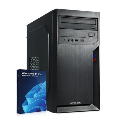 Office PC HYPER BYTE  4,0GhZ 16GB DDR4 RAM 1000GB SSD schnell Computer*