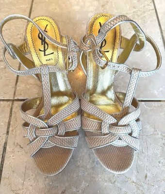 YSL Tribute LEATHER Sandal 36.5