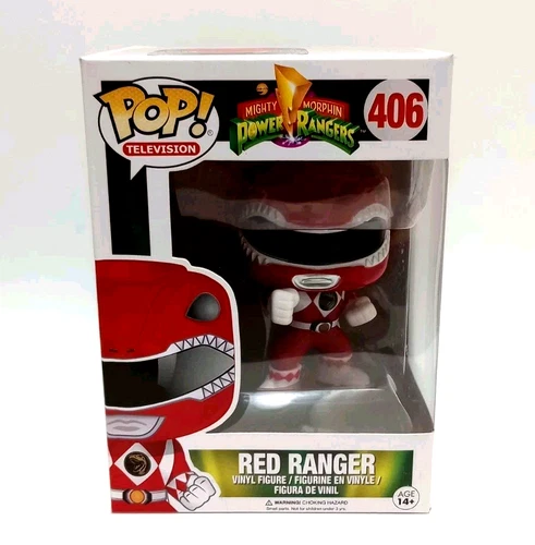 Funko Pop! Television: Power Rangers #406 Red Ranger Vinyl Figure