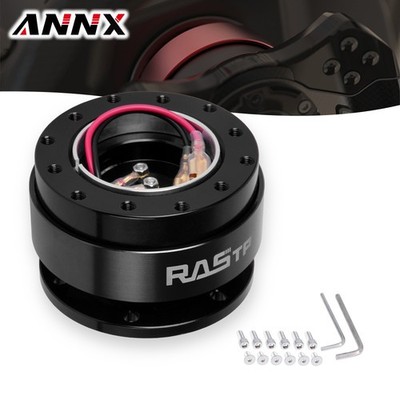 Universal Car Steering Wheel Ball Quick Release Hub Adapter Snap Off Kit 6 Bolt