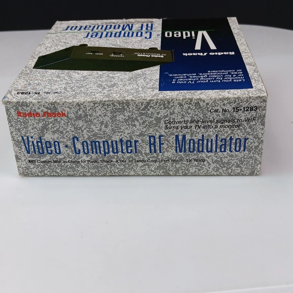 NEW Radio Shack TV Video-Computer RF Modulator 15-1283 - Image 4 of 4