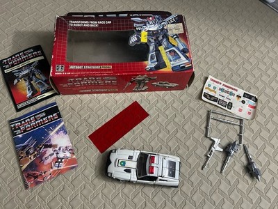 Prowl W/BOX 100% Complete 1984 Vintage G1 Transformers Action Figure