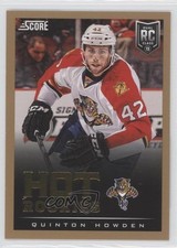 2013-14 Score Hot Rookies Gold Quinton Howden #641 d5b