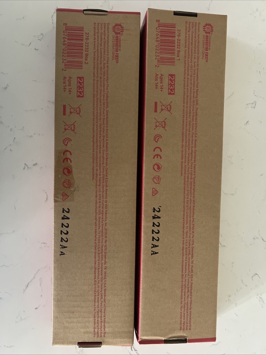 NEW VEX V5 Robotics Booster Kit 276-2232 Box 1 &amp; 2 Robot Chassis