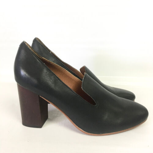 Latigo Womens 9.5 Kala Pumps Black Leather Heels