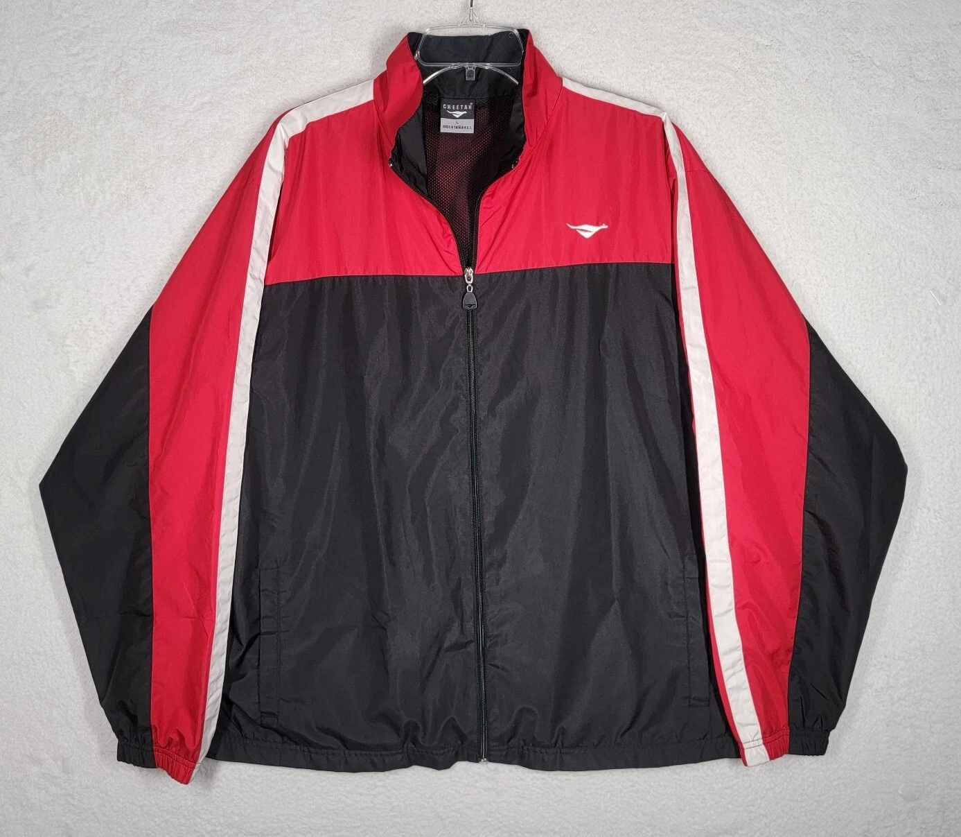 Cheetah Windbreaker Men's Jacket Size L