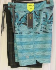Mens' OCEAN CURRENT Multi Color Board Short Sizes / Designs Vary  28 or 30 NWT