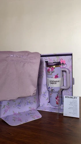 Stanley x LoveShackFancy Tumbler 40 oz Quencher 4 Color With Box & Packge - Foto 11 di 26