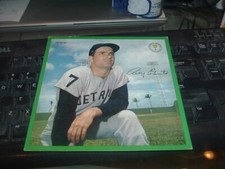 1962 Test Auravision Record Card Rocky Colavito Pre Production No Grooves