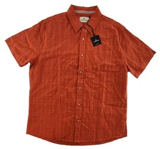 The Normal Brand - Freshwater SS Button Up - Oasis Cayenne - Size XL