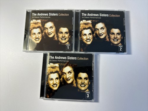 The Andrews Sisters Collection - 3 Disc Set -CD Ft. Chattanooga Choo Choo & More - Picture 4 of 8