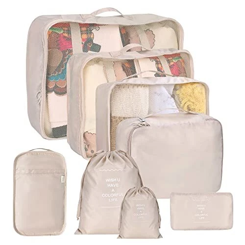 Luggage Packing Organizers Packing Cubes Set for Travel