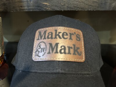 Makers Mark Bourbon Whisky - Adjustable Strap Hat  - Dad Hat - Baseball Hat