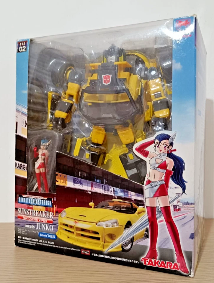 robot TRANSFORMERS takara Binaltech ASTERISK Sunstreaker meets Junko, rarissimo - Immagine 4 di 4
