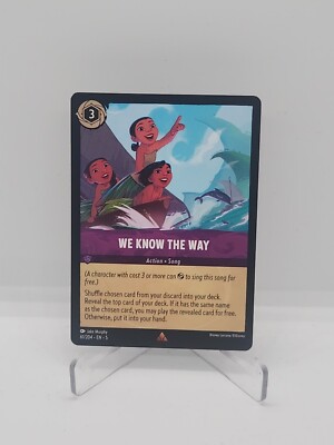 Disney Lorcana TCG We Know The Way 61/204 Shimmering Skies Regular Rare NM  ML | eBay