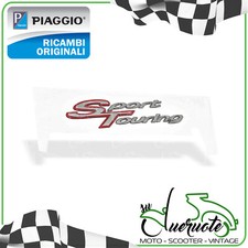 TARGHETTA MANUBRIO SCRITTA CARENA COPERCHIO PIAGGIO BEVERLY 350 SPORT TOURING