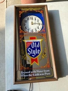 Old Style Beer Clock | eBay