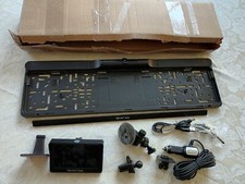 SOLAR WIRELESS REVERSING LICENCE PLATEBACK-UP CAMERA & 5" MONITOR PARKING UK