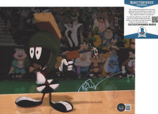 BOB BERGEN SIGNED SPACE JAM MARVIN LOONEY TUNES 8x10 PHOTO ACTOR BECKETT COA BAS