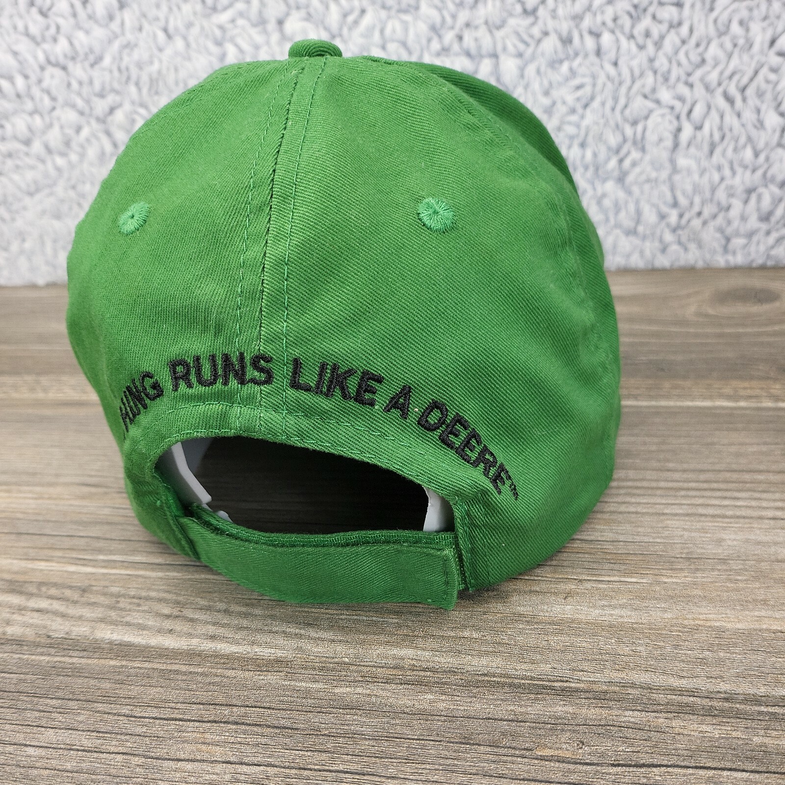John Deere Strapback Hat Baseball Cap "Nothing Ru… - image 8