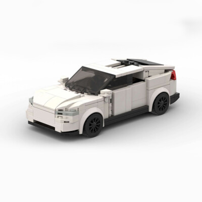 Tesla Model X Toy Car Moc Brick Set DIY Kit Building Blocks Education Gift