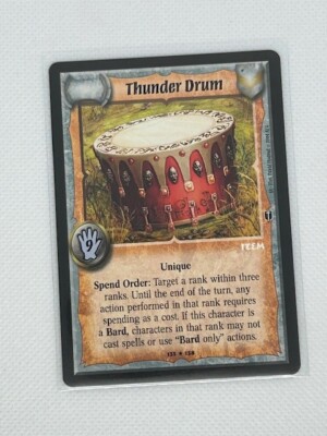 THUNDER DRUM - Warlord CCG Saga of the Storm TCG - BARD